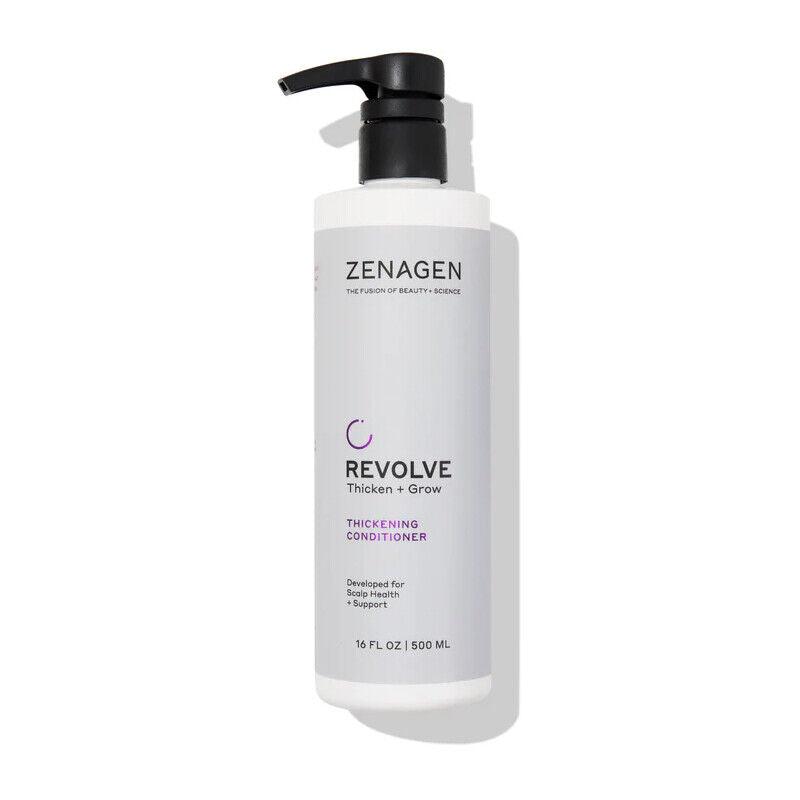 Zenagen Revolve Thickening Conditioner bottle side view Pasadena Aveda salon