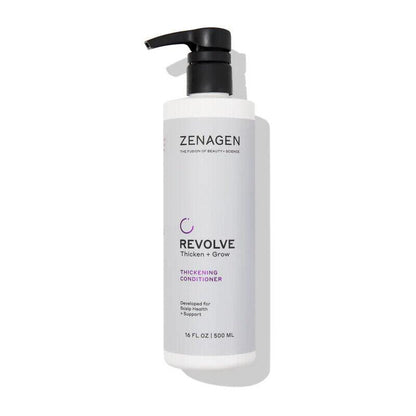 Zenagen Revolve Thickening Conditioner bottle side view Pasadena Aveda salon
