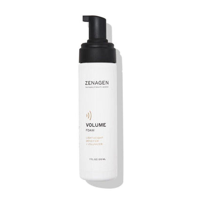 Zenagen Volumizing Foam detail shot showing foam texture for hair volume in Pasadena