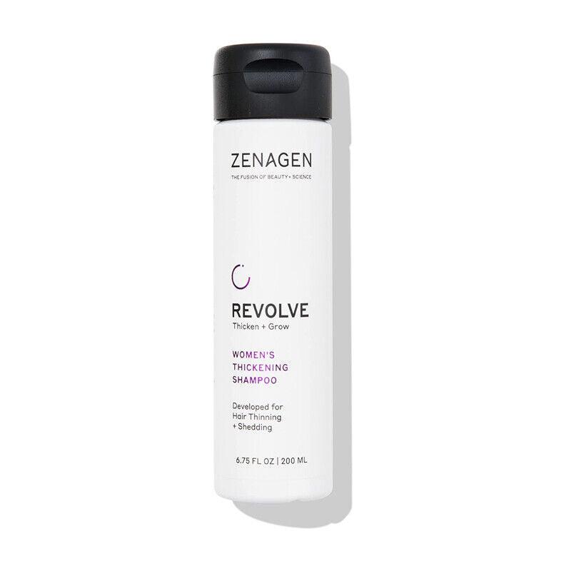 Zenagen Revolve Womens Thickening Shampoo bottle front view hair care Pasadena salon